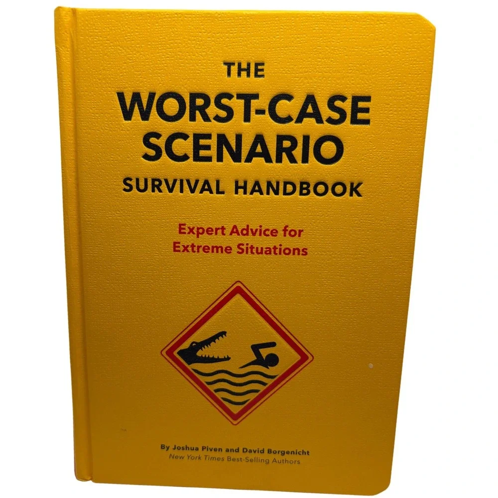 The Worst-Case Scenario Survival Handbook Joshua Piven Hardcover 2019 Yellow‎